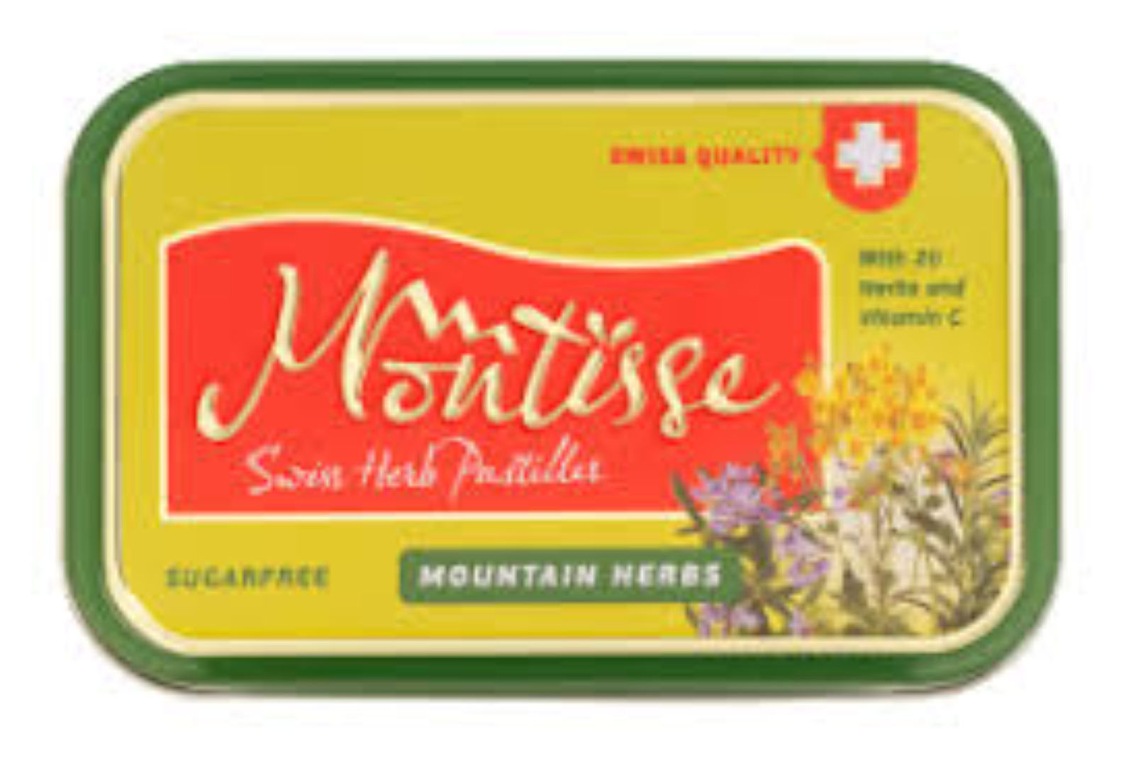 MONTISSE SWISS HERB PASTILLES MOUNTAIN HERBS 50G